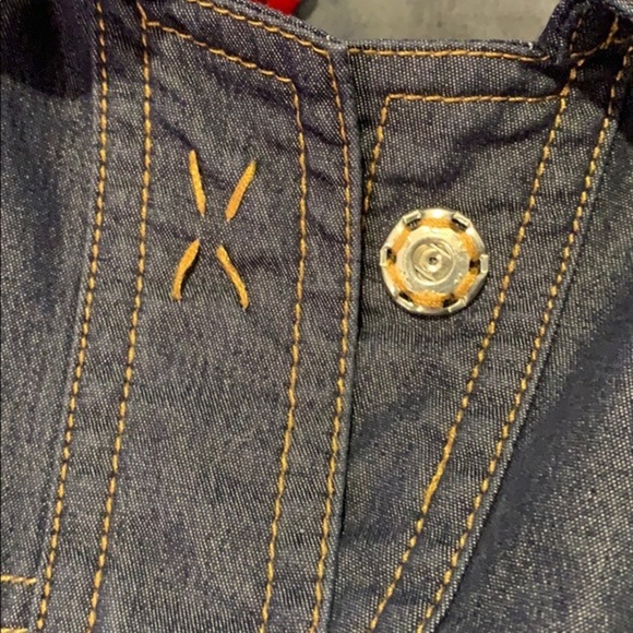 BCBGMAXAZRIA Jeans Chambray Cropped Jacket - Picture 5 of 6